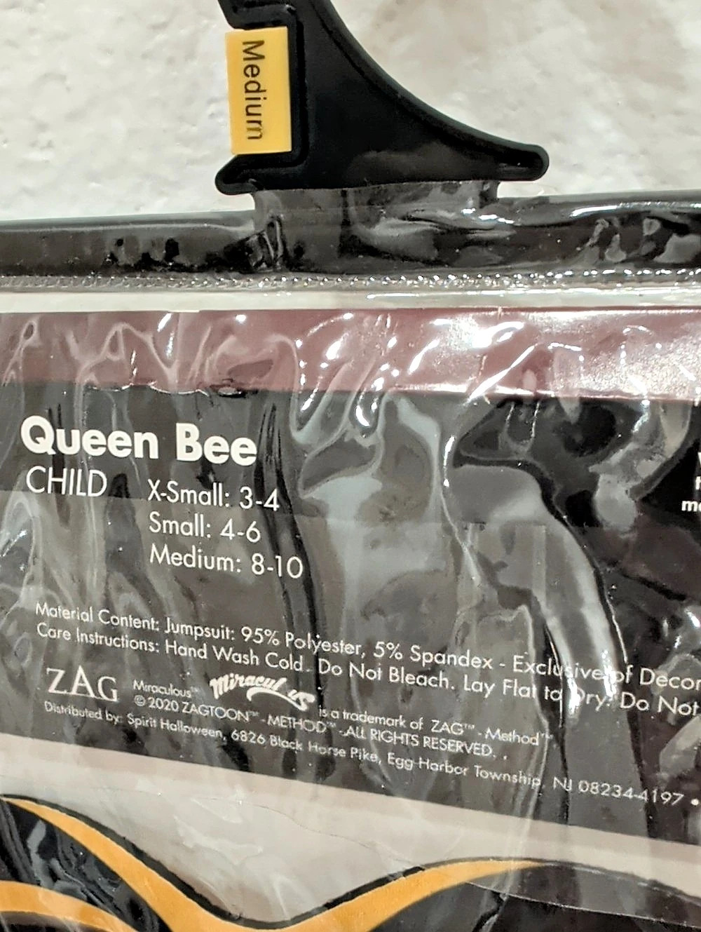 Miraculous Spirit Halloween Queen Bee Yellow & Black Costume Girls Like New - Picture 7 of 13